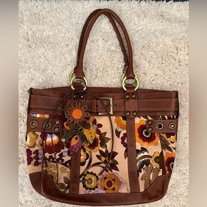 Vintage Isabella Fiore Bag with Buckle and Charm